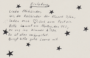 Einladung